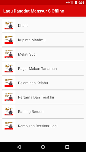 Lagu Dangdut Mansyur S Offline + Lirik Screenshot 2