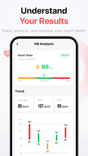 Heart Log - Pulse Tracker Screenshot 2