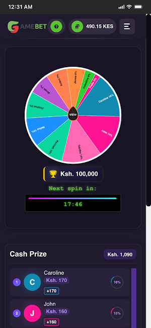 GameBet Screenshot 1