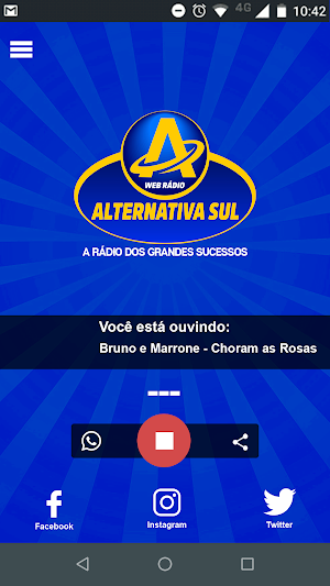 Web Rádio Alternativa Sul Screenshot 2