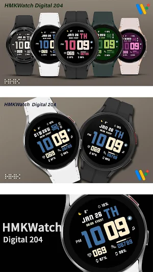 HMKWatch Digital 204 Screenshot 1