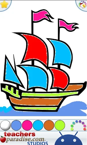 Kids Finger Painting Coloring Screenshot 2