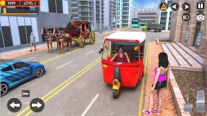 Tuk Tuk Auto Rickshaw Game 4D Screenshot 0