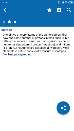 Oxford Dictionary of Chemistry Screenshot 0
