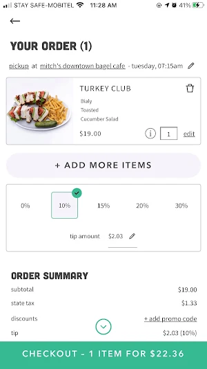 Mitch's Bagels Screenshot 3