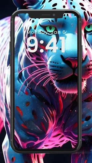 Neon Animals Wallpaper Screenshot 2
