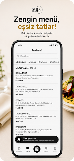 Sup Restaurant Screenshot 1