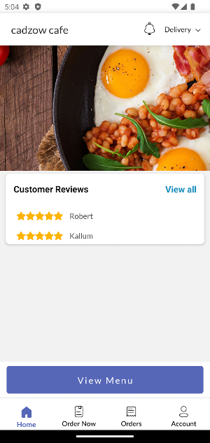 Cadzow Cafe Screenshot 1