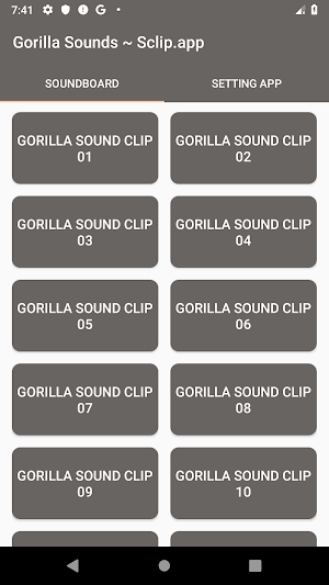 Gorilla Sound Collections ~ Sclip.app Screenshot 0