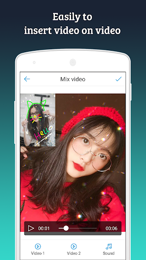 Video Cutter, Joiner & Mixer (Video On Video) Screenshot 2