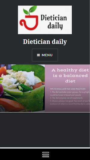 Dietician daily Screenshot 0