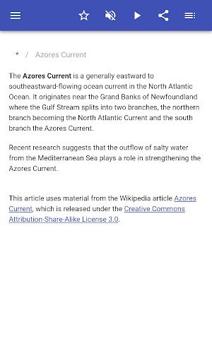 Sea currents Screenshot 1