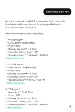 Quest2Query Screenshot 3