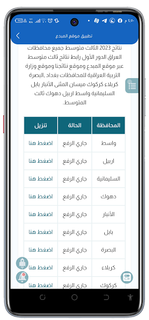 نتائج الثالث متوسط Screenshot 3