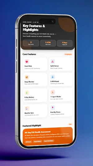 Mi Watch Lite App Guide Screenshot 0