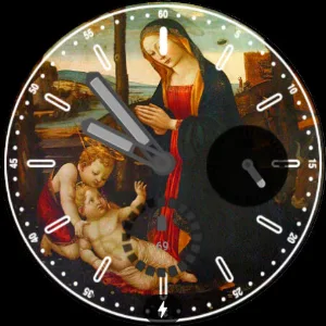 Virgin Mary Catholic WatchFace Screenshot 1