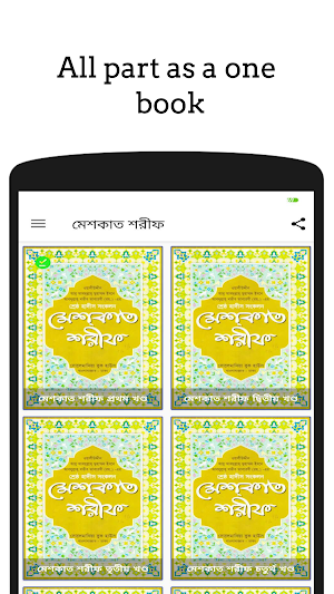 মেশকাত শরীফ সম্পূর্ন ১১ খণ্ড  - Mishkat Sharif Screenshot 0