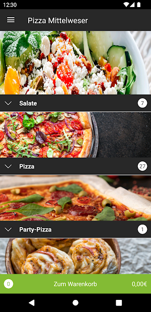 Pizza Mittelweser Screenshot 1
