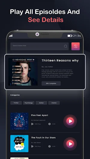 Audio Books App Screenshot 3