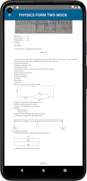 Form Two Past Papers Offline Screenshot 0
