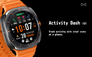 Activity Dash Watch Face Screenshot 0