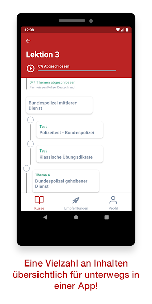 Polizei Karriere/ Eignungstest Screenshot 3