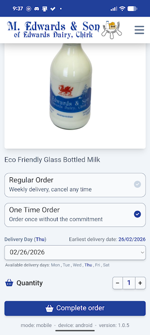 Edwards Dairies Screenshot 2