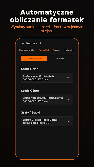 Kalkulator Stolarski Screenshot 3