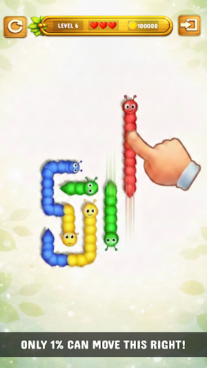 Caterpillar Escape Maze Puzzle Screenshot 1
