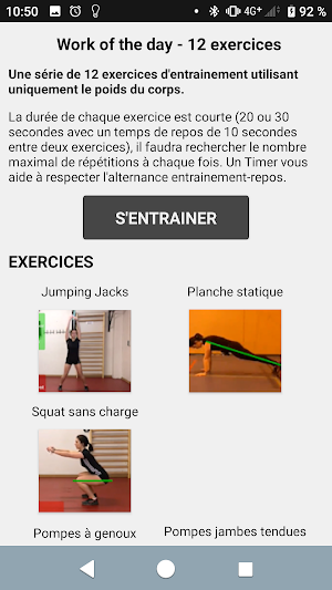 WOD 12 exos Screenshot 0