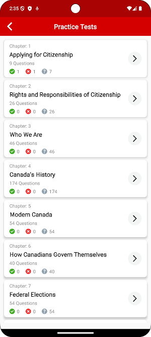 Canadian Citizenship Test 2025 Screenshot 1