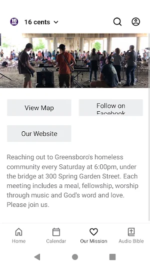 16 cents ministry Screenshot 2