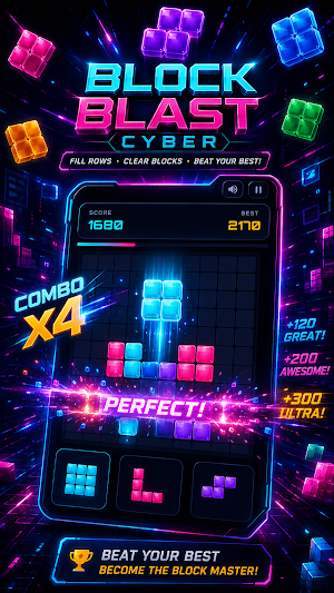 Block Blast Cyber Screenshot 0