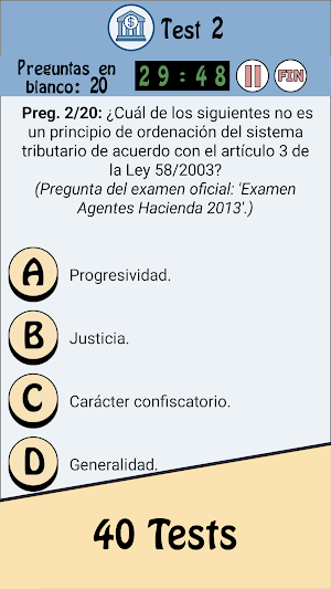 TestOpos Hacienda Pública Screenshot 3