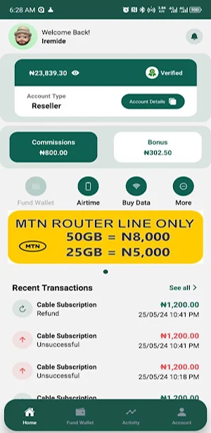 Megateq Topup Screenshot 0