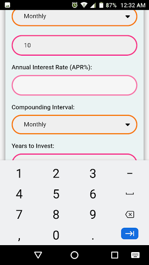 Long Term Savings Calculator Screenshot 3