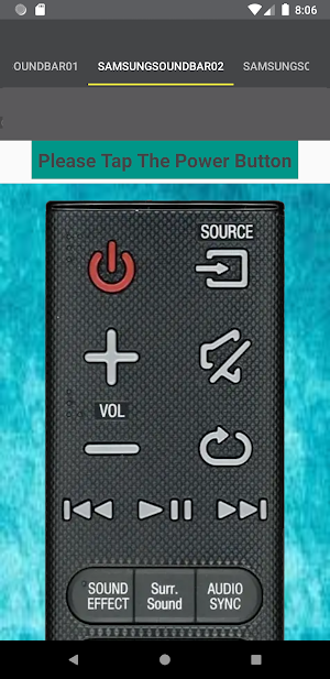 Samsung Soundbar Remote Screenshot 2