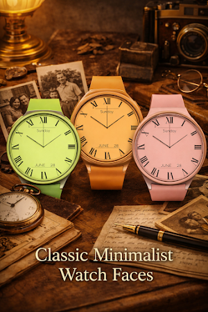 Classic Minimalist Watch Face Screenshot 2