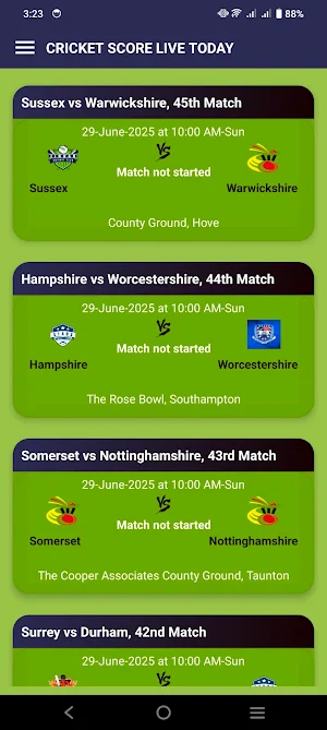 Cricket Score Live Today Screenshot 2