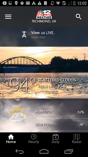 NBC12 First Alert Weather Screenshot 1