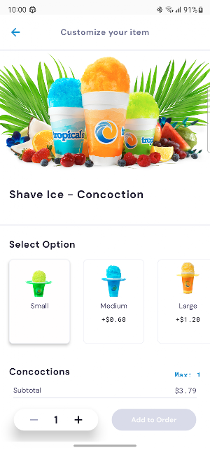 Tropical Sno Screenshot 2