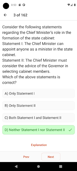 Indian Polity & Articles Prep Screenshot 2