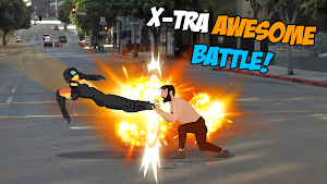 Spider Cyborg vs X-Wolf Street Fight Screenshot 0