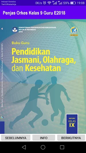 Penjas Orkes Kelas 9 Guru E201 Screenshot 0