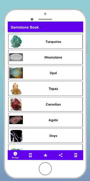 Gemstone Book Screenshot 3