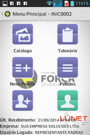 Lúnet-Força de Vendas Screenshot 2