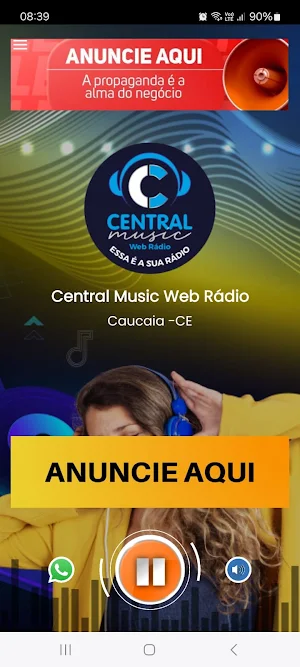 Central Music Web Rádio Screenshot 1