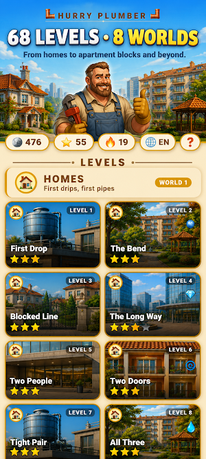 Hurry Plumber: Pipe Puzzle Screenshot 3