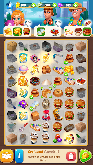 Merge Cafe Premium -Home Decor Screenshot 1