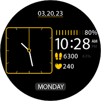 Key040 Analog Watch Face